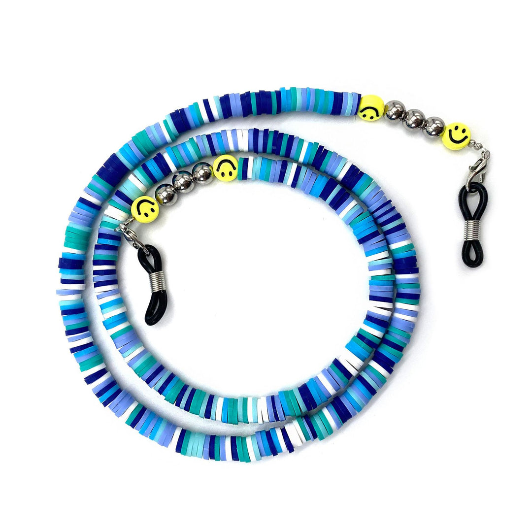Colorful Smile Bead Eyewear Chain Bowlift