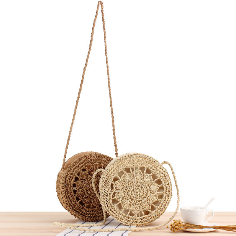 Round Macrame Shoulder Bag Bowlift
