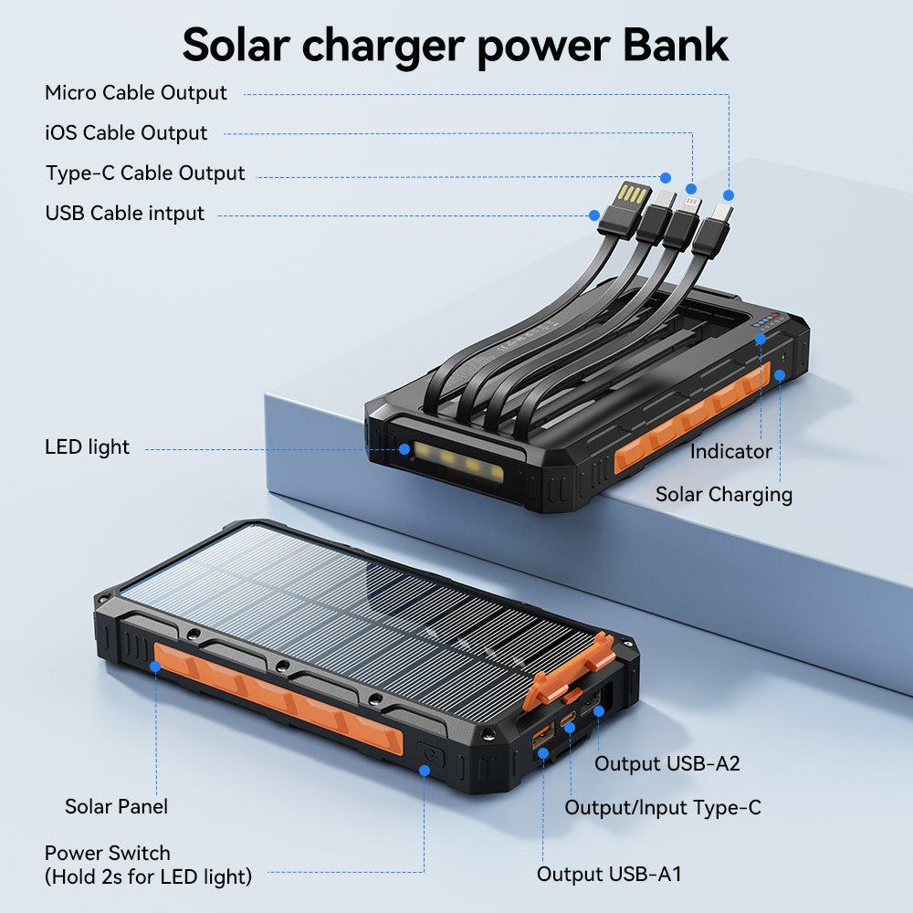 Solar Powerbank with Fast Charging Function Bowlift