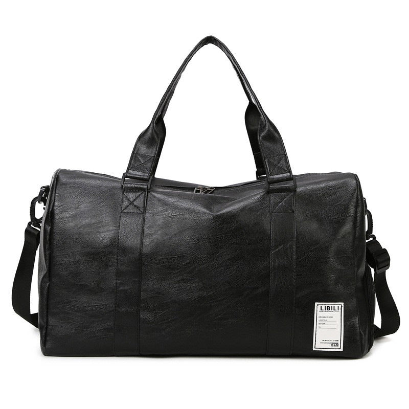 Premium Leather Weekender Duffle Bowlift