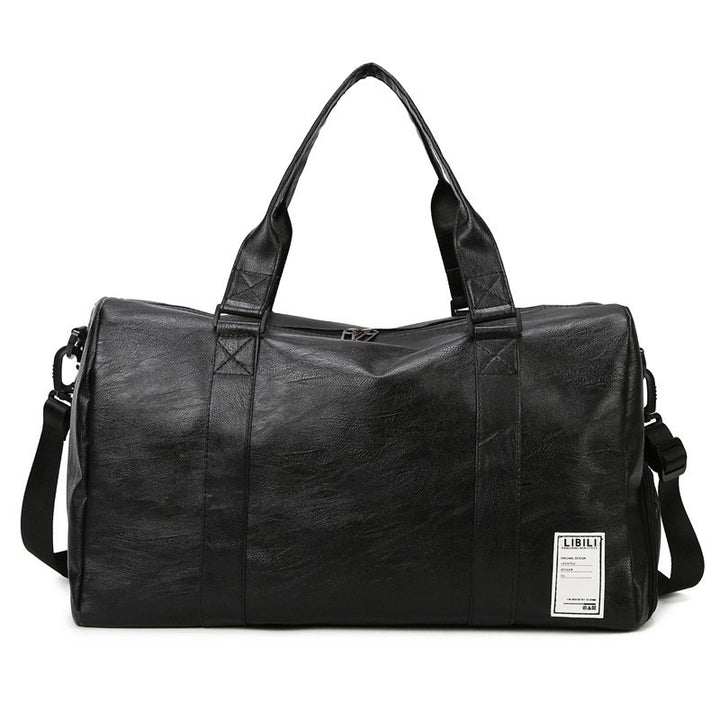 Premium Leather Weekender Duffle Bowlift