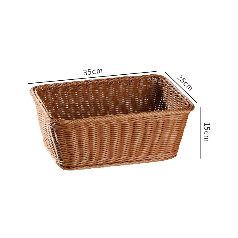 Handwoven Rustic Storage Basket with Ergonomic Design Bowlift