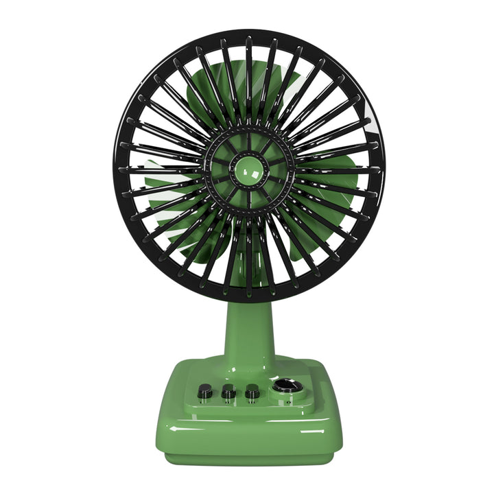 Portable Retro Desk Fan Bowlift