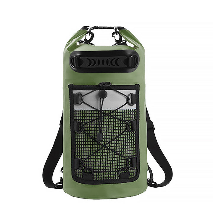 Durable Dry Bag with Mesh Pocket Bowlift