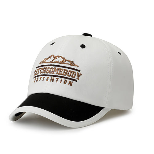 Women’s Sporty Leather Baseball Cap Bowlift