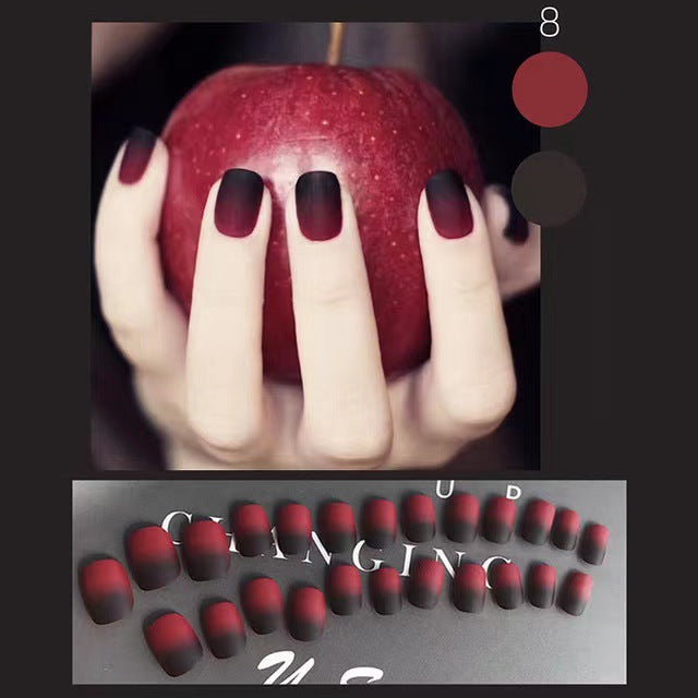 Artistic Ombre Press-On Nail Art Set