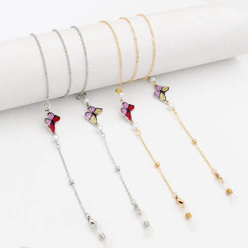 Enchanting Butterfly Eyewear Chain Holder Bowlift