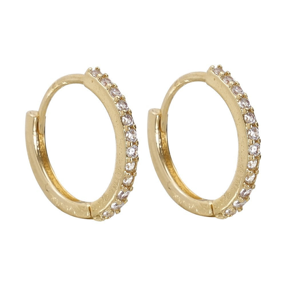 Sleek Curved Huggie Earrings Bowlift