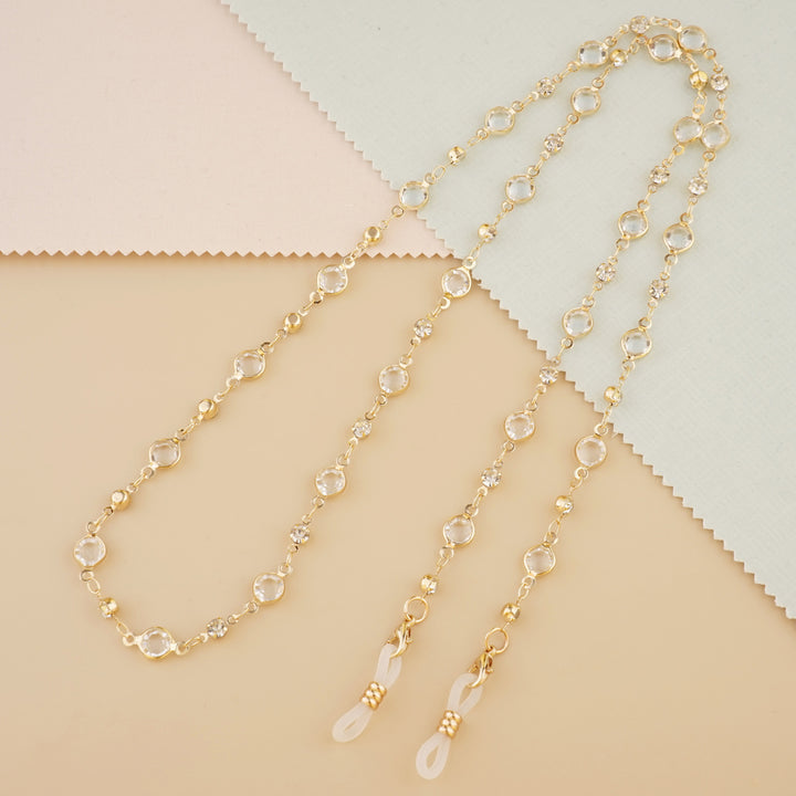Decorative Gemstone Eyewear Chain Bowlift