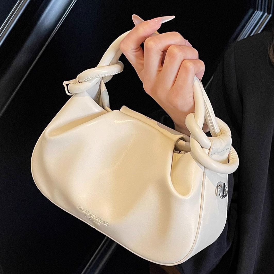 Chic Knotted Handle Handbag Bowlift