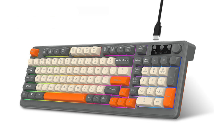 Wired RGB Gaming Keyboard and Precision Gaming Mouse Bowlift