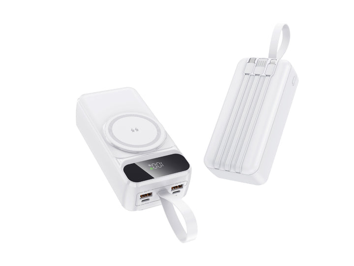Portable Wireless Powerbank with Intelligent Charging Management and Digital Display Bowlift