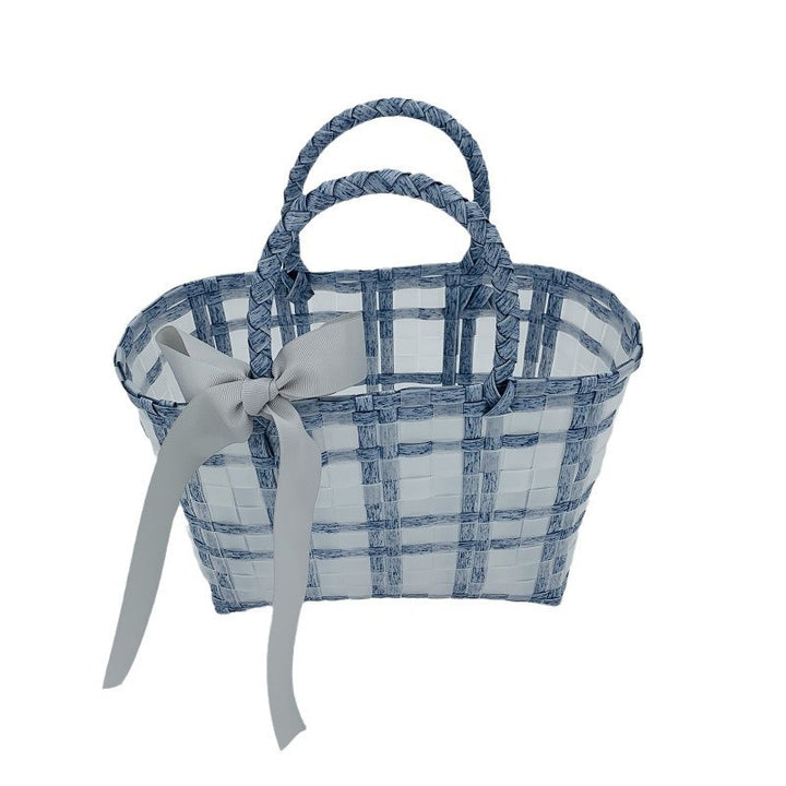 Decorative Basket Bag with Elegant Bow Bowlift