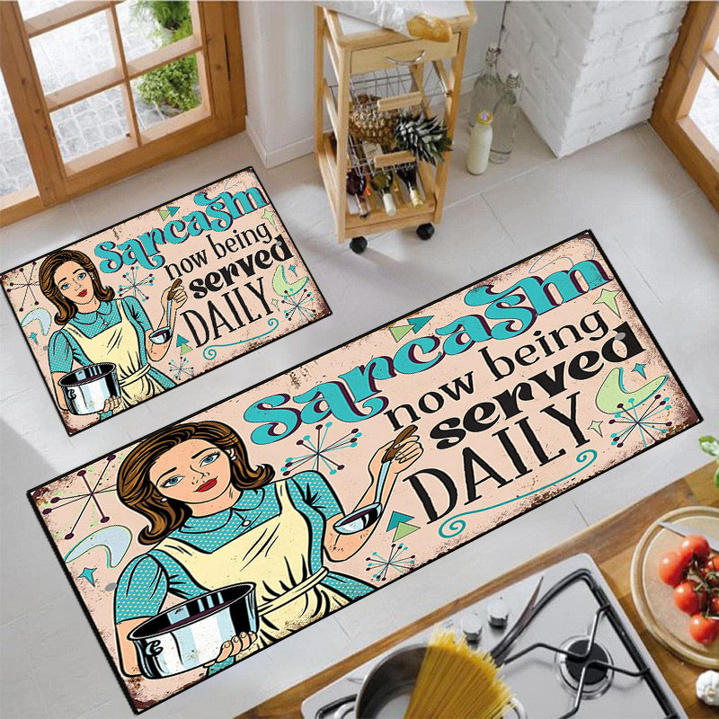 Fun Snack-Themed Kitchen Mat Bowlift