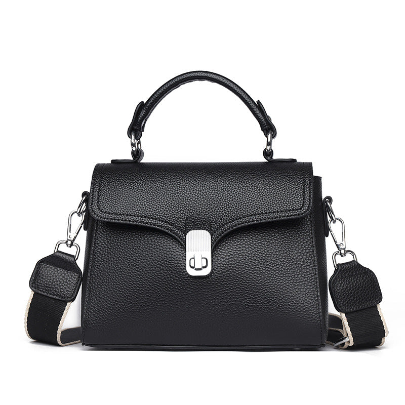 Elegant Leather Handbag Bowlift