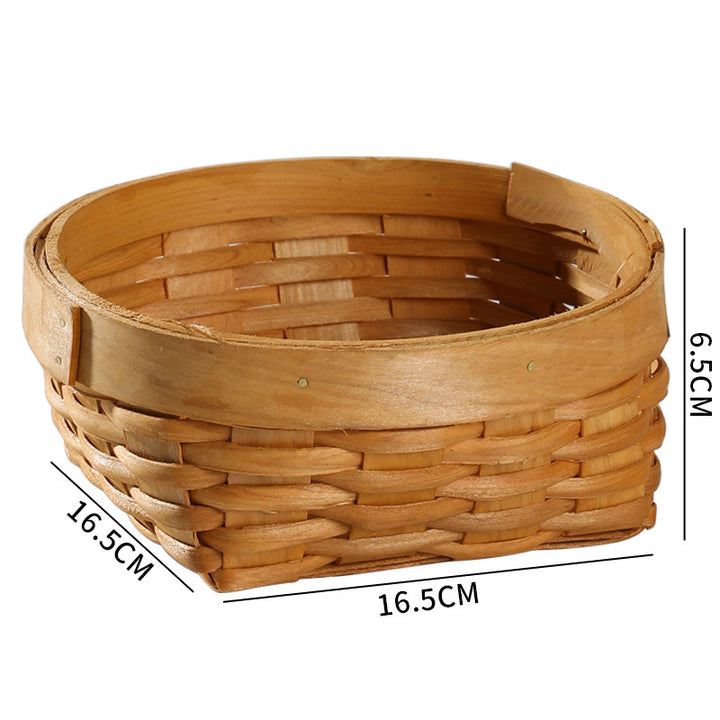 Natural Handmade Wicker Basket Bowlift
