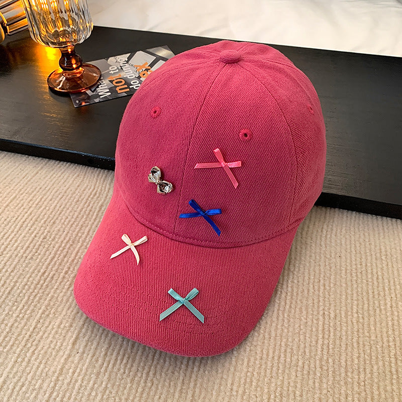 Women's Embellished Ribbon-Accent Cap Bowlift