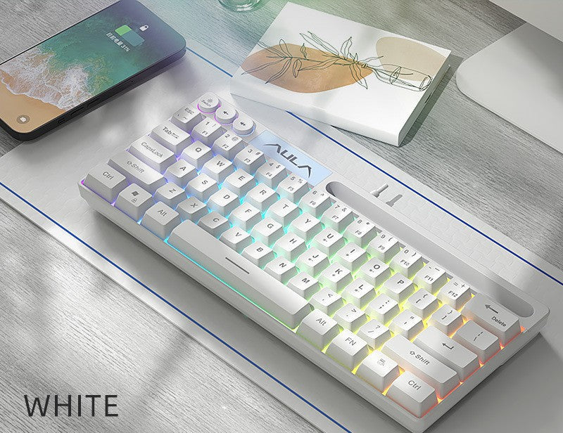 Wireless RGB Ultrathin Mechanical Keyboard Bowlift