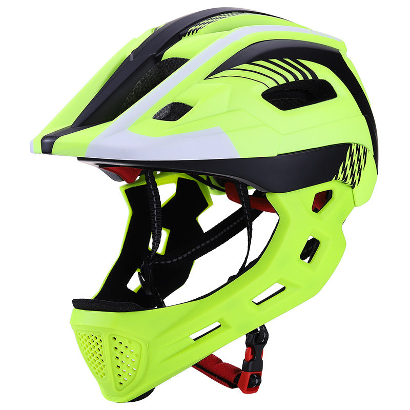 Full-Face Mountain Biking Helmet Bowlift