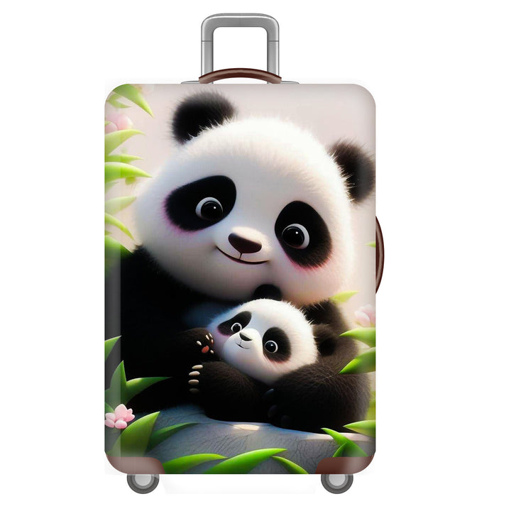Unisex Hard-shell Travel Suitcase with Funny Panda Design Bowlift