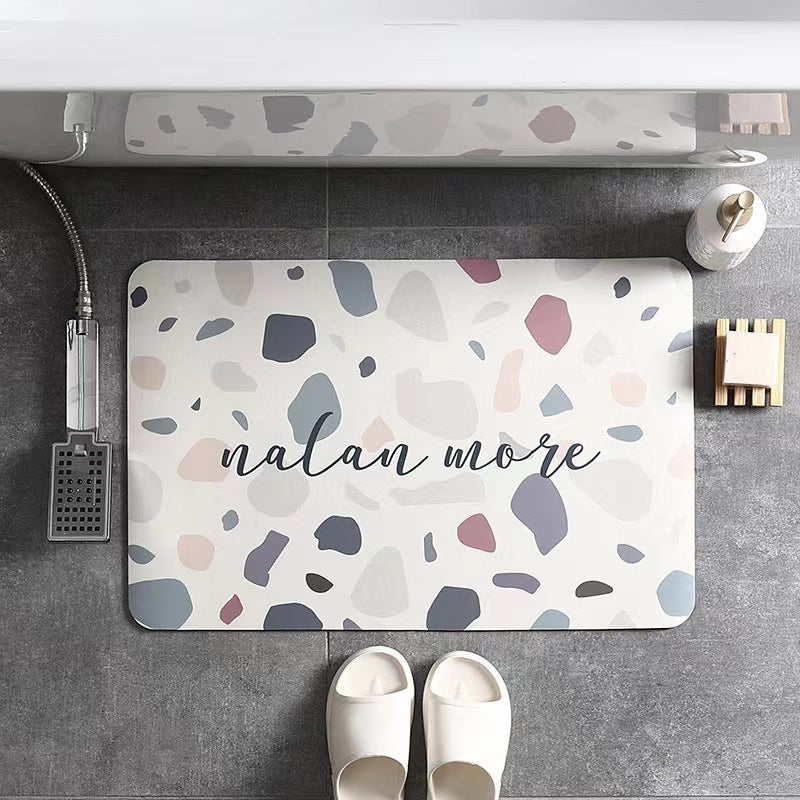 Abstract Landscape Bath Mat Bowlift