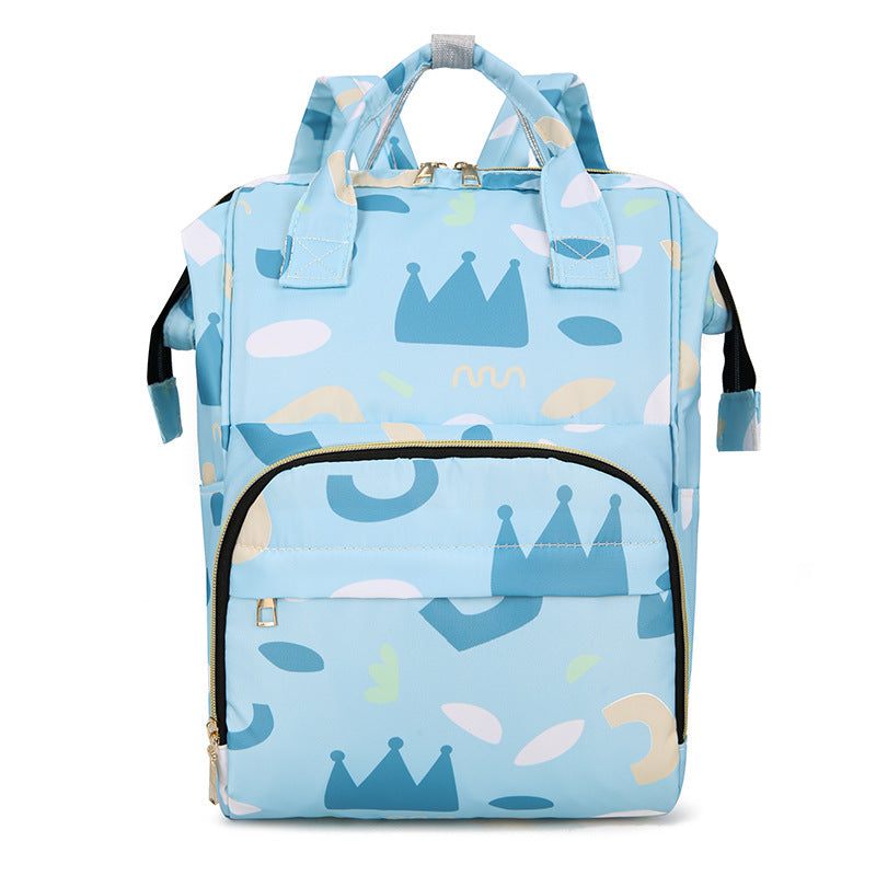 Multi-Purpose Floral Print Backpack Bowlift