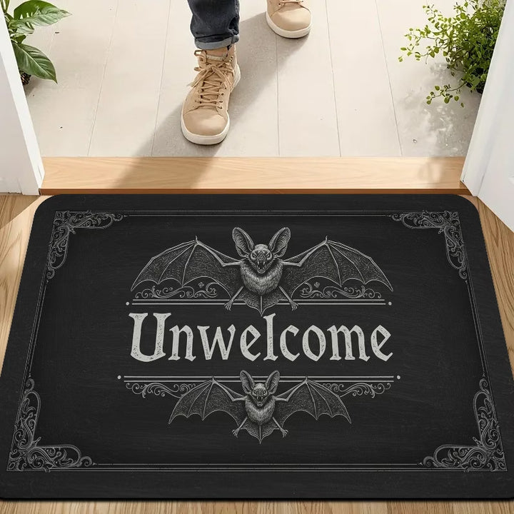 Artistic Skull-Themed Area Rug Bowlift