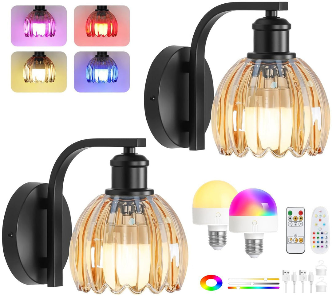 Color-Changing LED Wall Sconce
