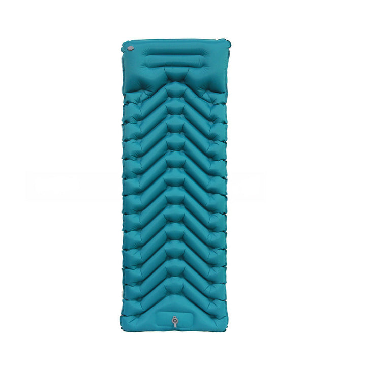 Inflatable sleeping pad with comfort zones Bowlift