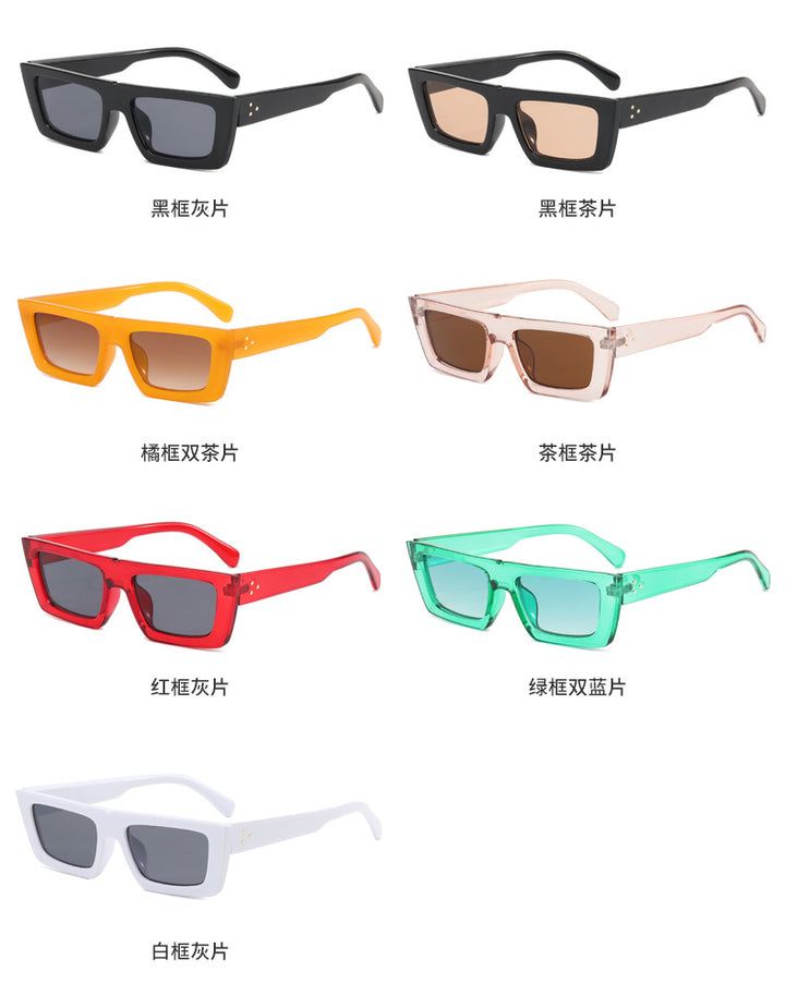 Women's fashionable square designer sunglasses with polarized lenses Bowlift