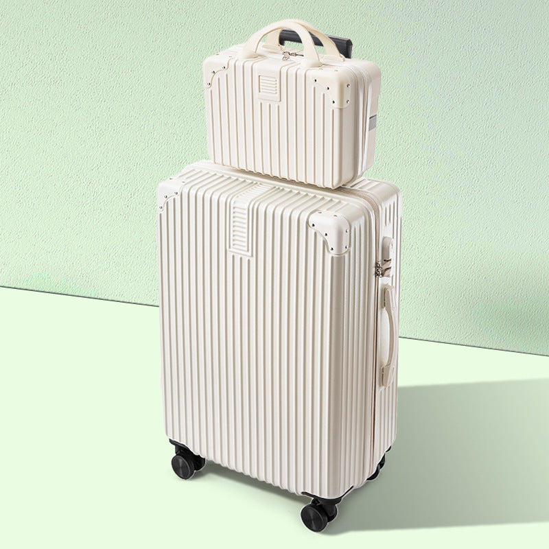 Unisex Durable Expandable Hard-Shell Luggage Bowlift