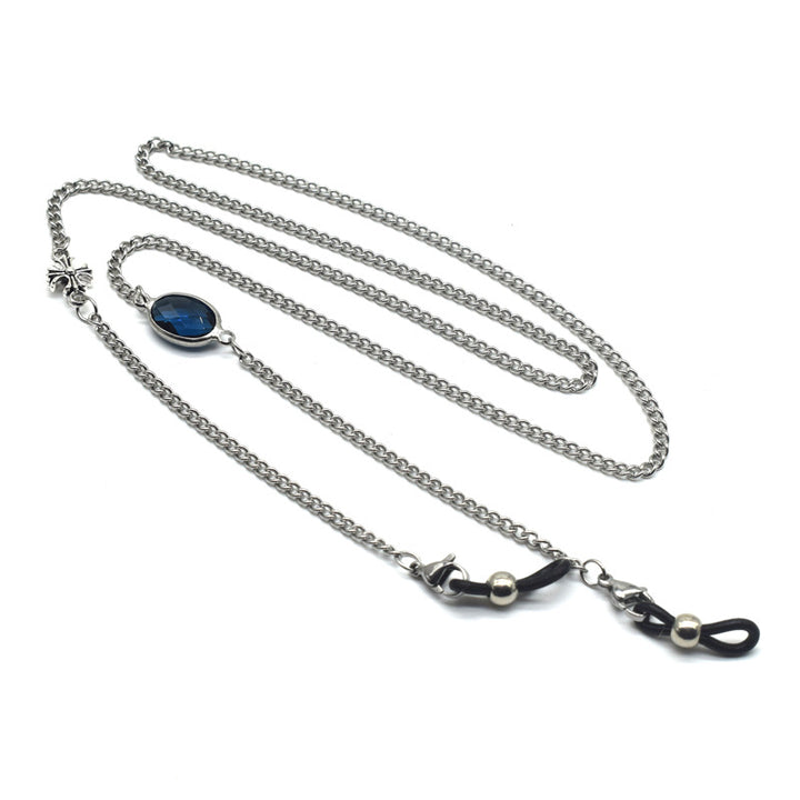 Elegant Gemstone Eyewear Chain Bowlift