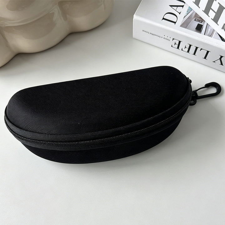 Hardshell Zippered Sunglasses Case with Carabiner Protective EVA Shell Bowlift