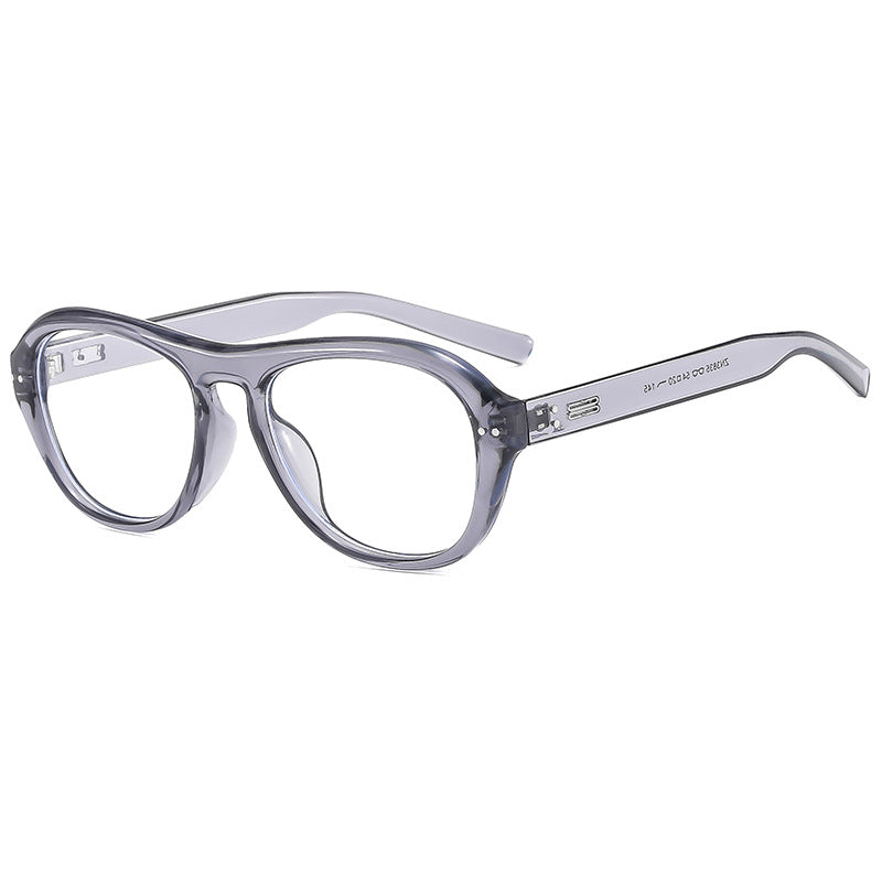 Women's fashionable glasses with fashionable elongated frame and high-quality plastic bowlift