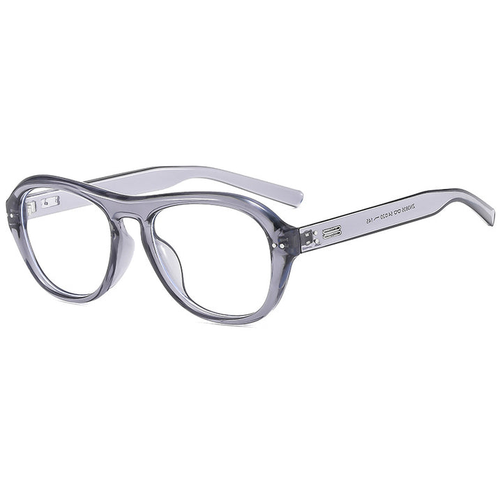 Women's fashionable glasses with fashionable elongated frame and high-quality plastic bowlift