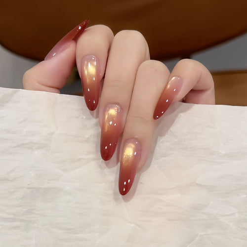 Artificial nails with elegant ombre effect Bowlift