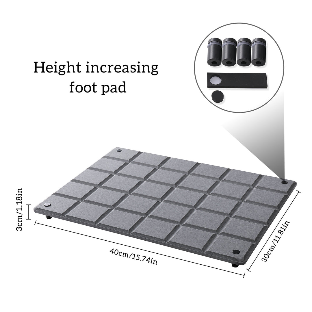 Multi-Textured Kitchen Drying Mat Bowlift