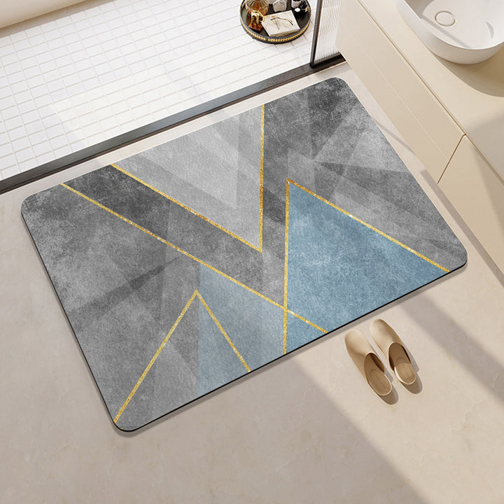 Citrus-Themed Comfort Bath Mat Bowlift
