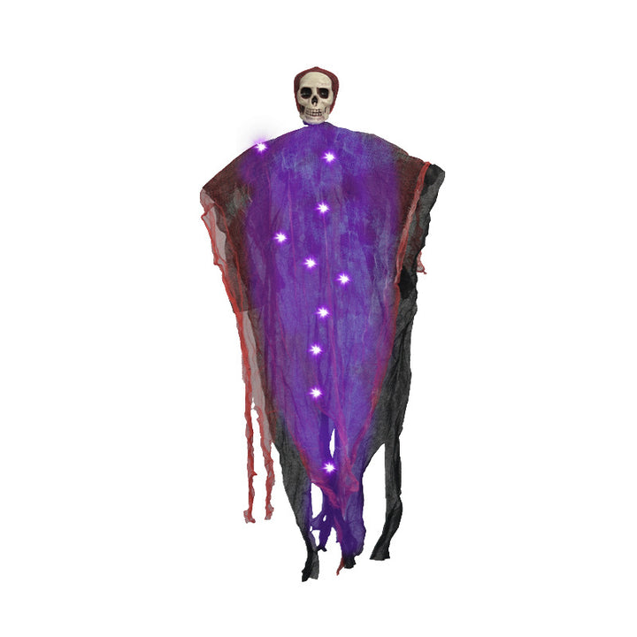 Creepy Hanging Ghost Decoration with LED Lights Bowlift