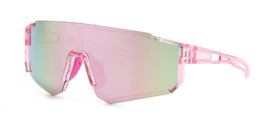 Unisex nan sporty visor sunglasses with polarized shatterproof polycarbonate lenses Bowlift
