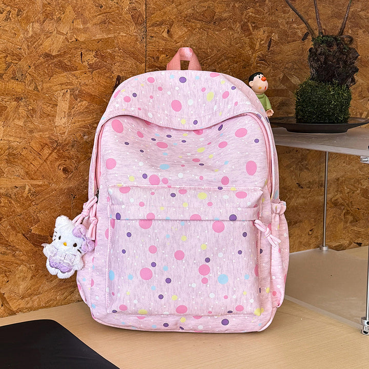 Backpack with Colorful Dots Bowlift