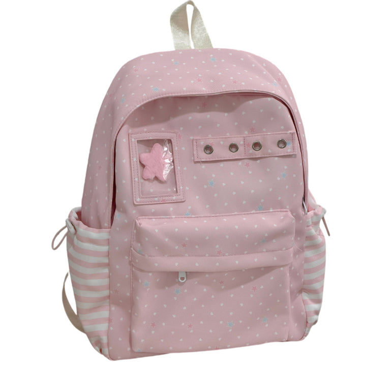 Starry Print Functional Backpack Bowlift