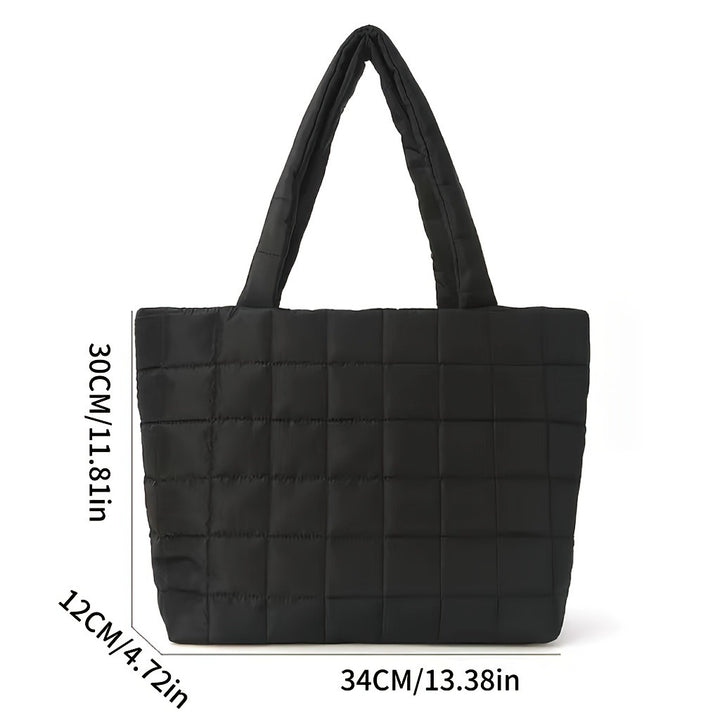Square-shaped tote bag with padded design Bowlift