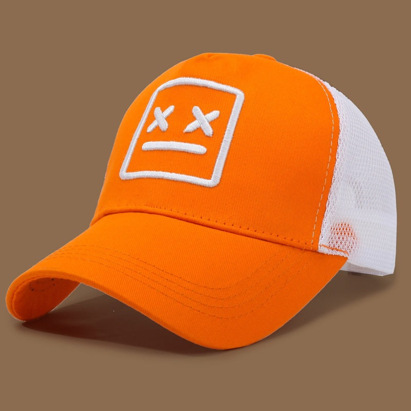 Women's Sporty Baseball Cap with Mesh Sides Bowlift