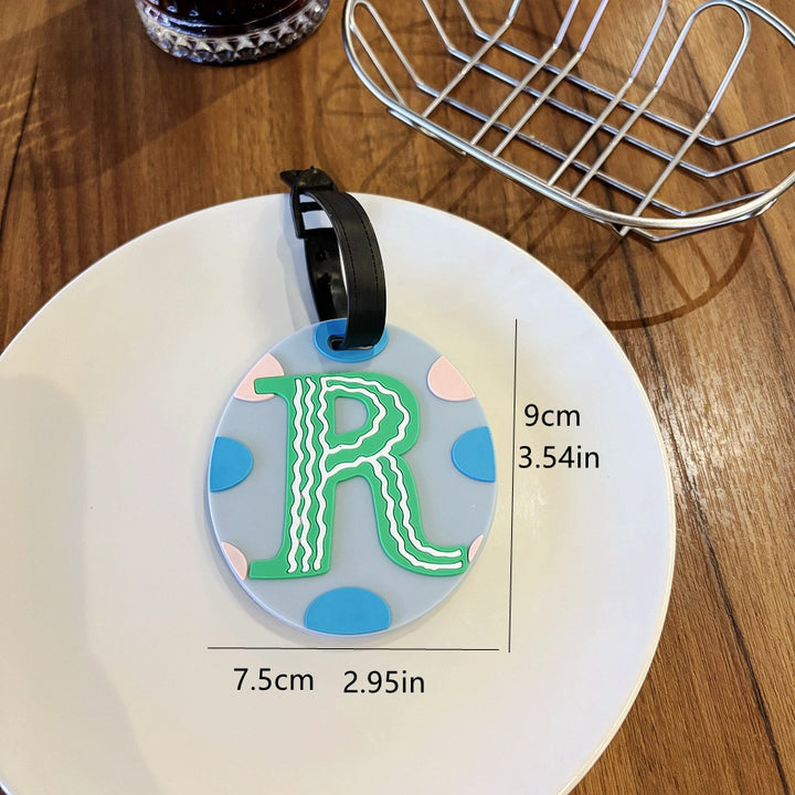Personalized Alphabet Luggage Tag Bowlift