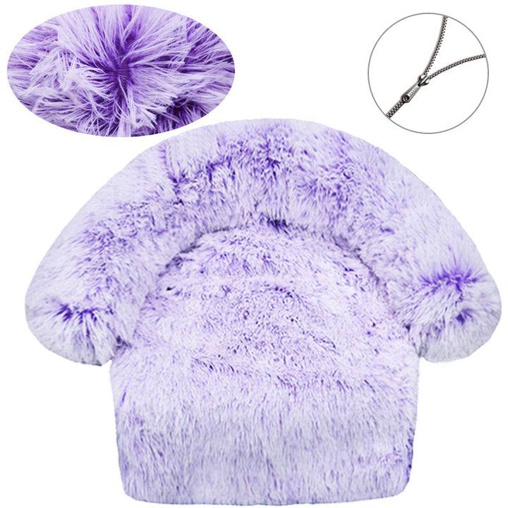 Plush Comfort Lounge Chair Dog Bed