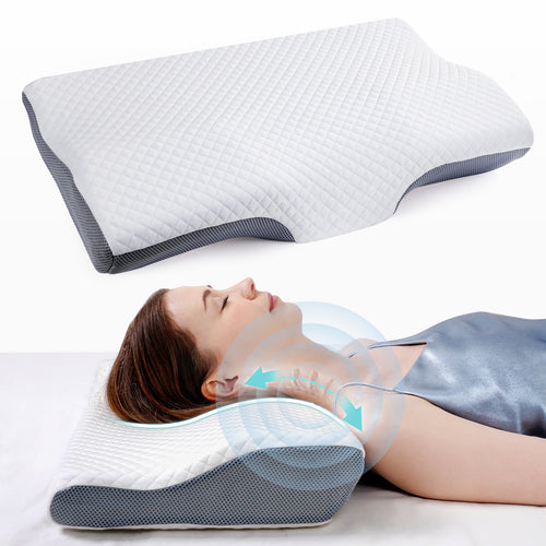 Orthopedic Comfort Pillow with Cooling Gel Technology Bowlift