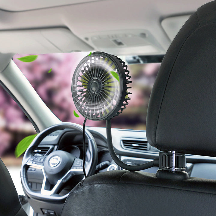 Portable Flexible Car Air Circulator Fan Bowlift