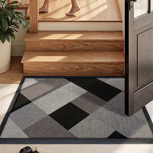 Geometric Patterned Non-Slip Area Rug