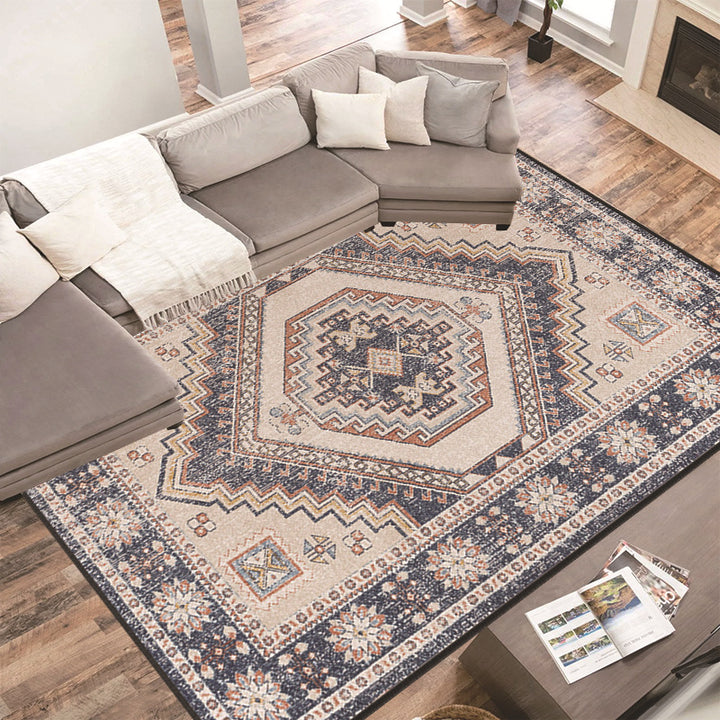 Geometric Pattern Area Rug Bowlift